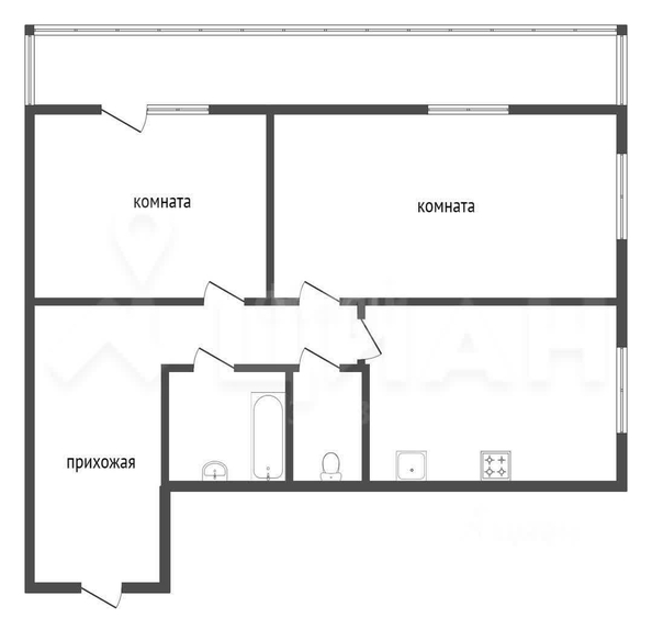 
  Сдается 2-комн. квартира, 40 м², В. Высоцкого ул, д. 54
. Фото 16.