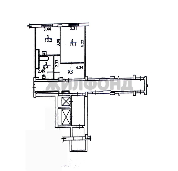 
  Продается 1-комн. квартира, 44.5 м², Вилюйская ул, д. 8
. Фото 7.