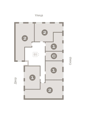 
  Продается 1-комн. квартира, 41.68 м², ЖК Пшеница, дом 4
. Фото 12.