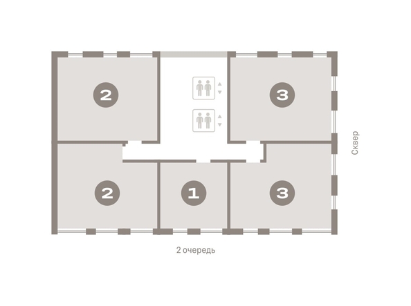 
  Продается 3-комн. квартира, 77.62 м², ЖК Авиатор, дом 3
. Фото 6.