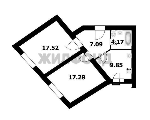 
  Продается 2-комн. квартира, 55.7 м², Есенина ул, д. 67
. Фото 22.