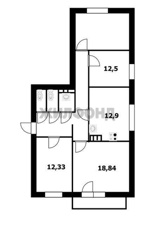 
  Продается 3-комн. квартира 86.3 м². Фото 9.