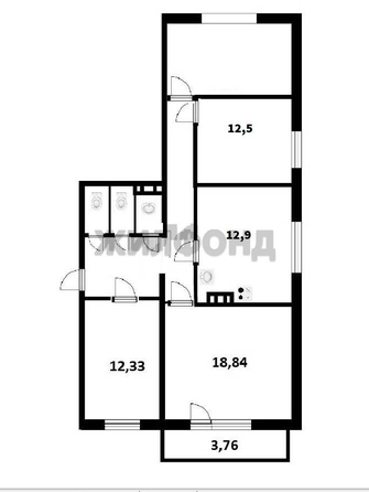 
  Продается 3-комн. квартира 86.3 м². Фото 11.