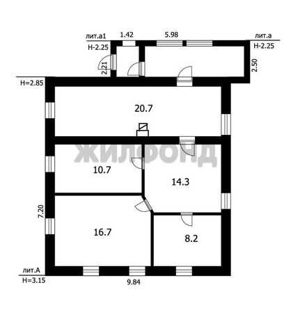 
  Продается дом, 70.6 м², Обь
. Фото 27.