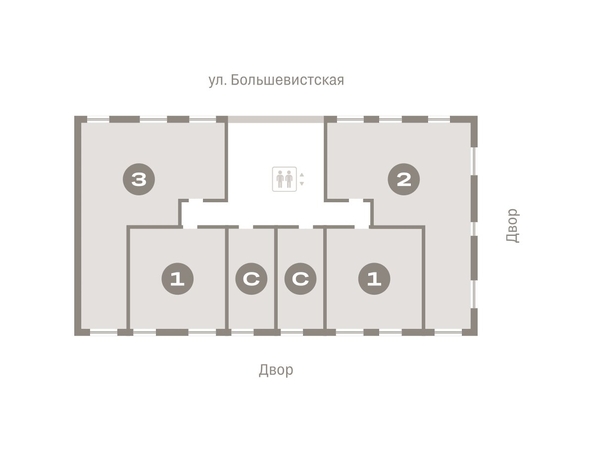 
  Продается 3-комн. квартира, 84.9 м², ЖК Европейский берег, дом 44
. Фото 1.