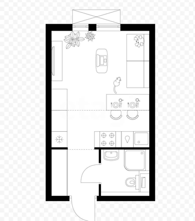 
  Продается студия, 21 м², ЖК Радуга Сибири, дом 8
. Фото 12.