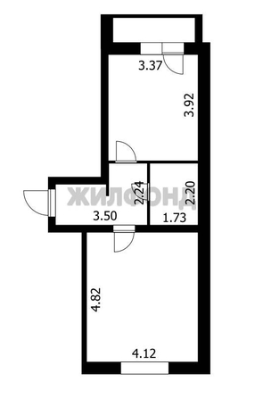 
  Продается 2-комн. квартира, 43.2 м², Затонского ул, д. 106
. Фото 14.
