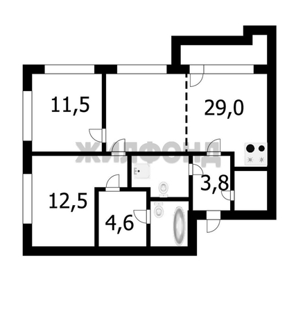 
  Продается 3-комн. квартира, 71.1 м², ЖК История
. Фото 41.