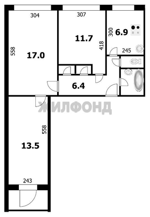 
  Продается комната, 11.8 м², Кропоткина ул, д. 118
. Фото 6.