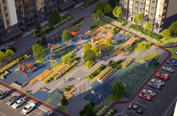 
  Продается 1-комн. квартира, 40.6 м², ЖК Квартал на Игарской, дом 1
. Фото 4.