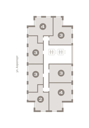 
  Продается 4-комн. квартира, 120.08 м², ЖК Авиатор, дом 3
. Фото 6.