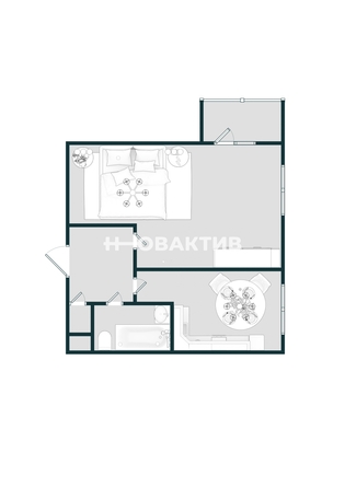 
  Продается 1-комн. квартира, 33 м², Первомайская ул, д. 220
. Фото 2.
