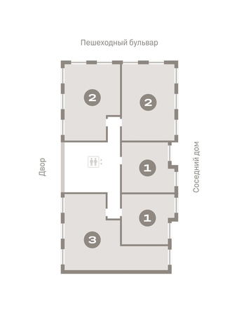 
  Продается 2-комн. квартира, 68.75 м², ЖК Пшеница, дом 2.1
. Фото 1.