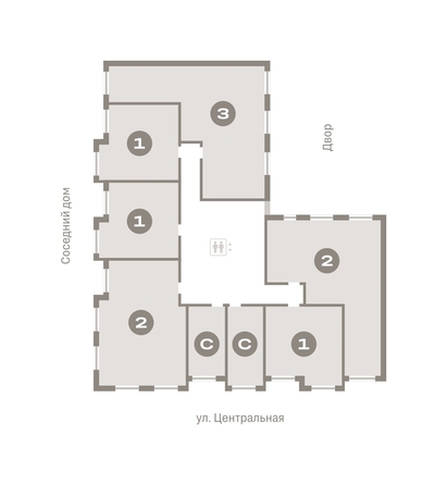 
  Продается 1-комн. квартира, 45.24 м², ЖК Пшеница, дом 2.1
. Фото 1.