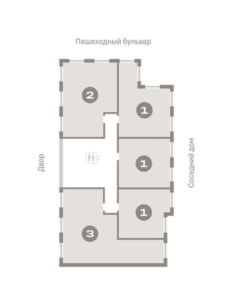 
  Продается 1-комн. квартира, 50.38 м², ЖК Пшеница, дом 2.1
. Фото 1.