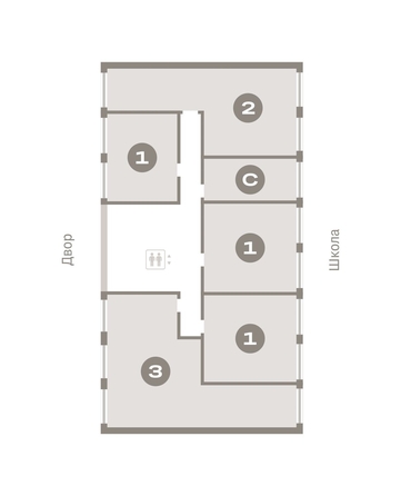 
  Продается 1-комн. квартира, 35.01 м², ЖК Европейский берег, дом 45
. Фото 1.
