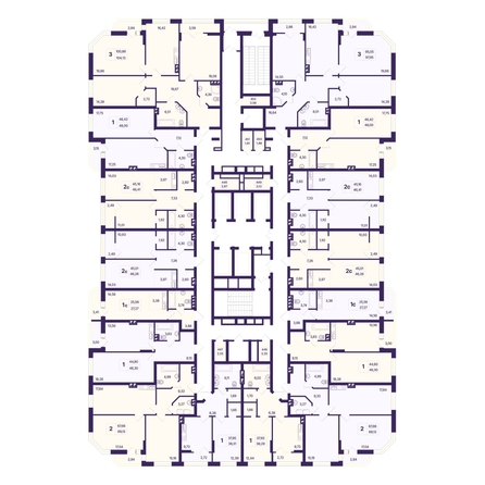 
  Продается 2-комн. квартира, 46.41 м², ЖК Астон. Шесть звёзд, 1
. Фото 1.