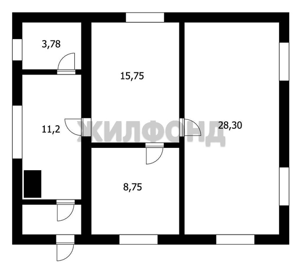 
  Продается дом, 70 м², село Новолуговое
. Фото 8.