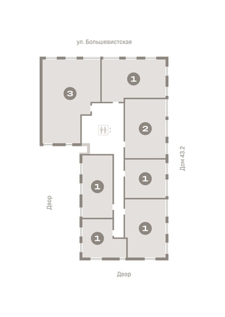 
  Продается 2-комн. квартира, 63.3 м², ЖК Европейский берег, дом 44
. Фото 1.