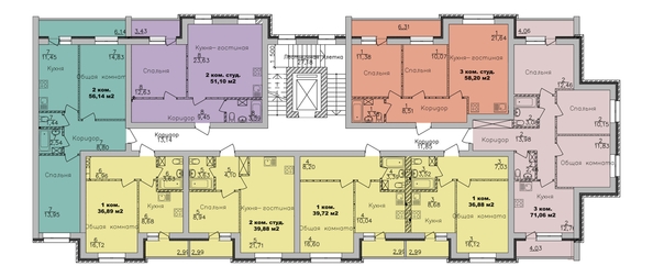 
  Продается 1-комн. квартира, 39.72 м², ЖК Дивногорский, дом 24
. Фото 1.