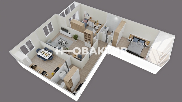 
  Продается 3-комн. квартира, 74.2 м², Виктора Уса ул, д. 1/1
. Фото 18.