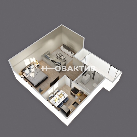
  Продается 1-комн. квартира, 31 м², Первомайская ул, д. 210
. Фото 4.