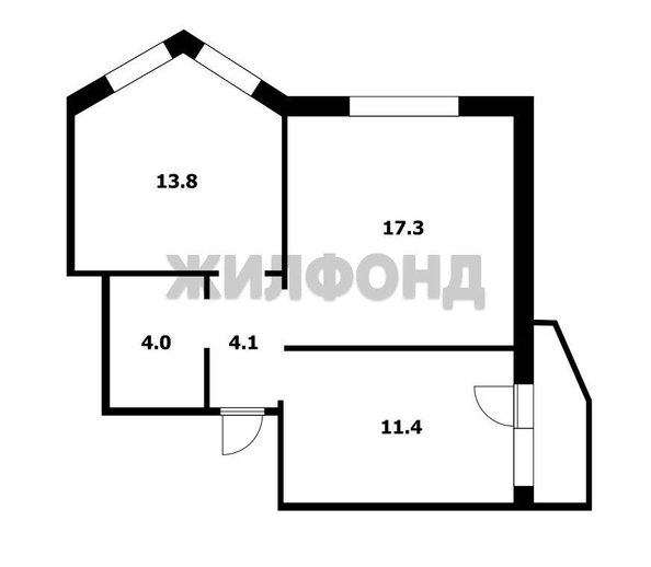 
  Продается 2-комн. квартира, 50.6 м², Горский мкр, д. 78
. Фото 15.