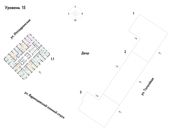
  Продается студия, 28.91 м², ЖК Страна.Тополевая, корпус 1
. Фото 1.
