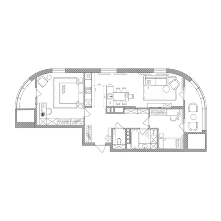 
  Продается студия 82.3 м², в ЖК Беринг, дом 2. Фото 8.