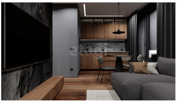 
  Продается 2-комн. квартира, 53.7 м², ЖК Азимут, дом 4
. Фото 25.