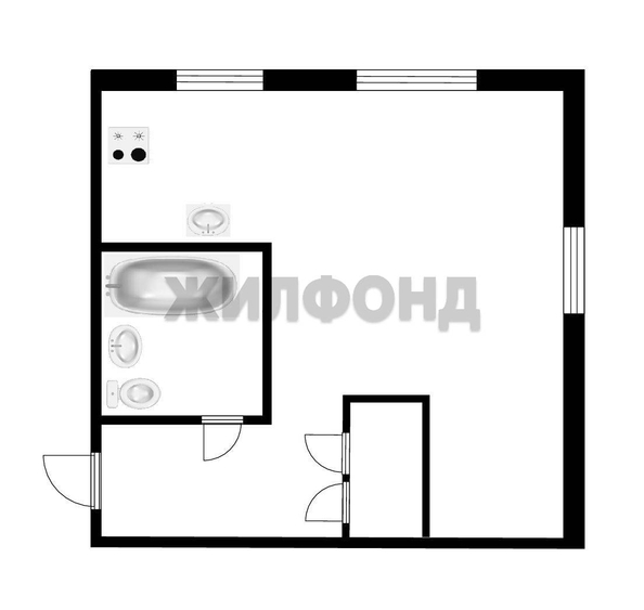 
  Продается студия, 31.2 м², Танковая ул, д. 5
. Фото 3.