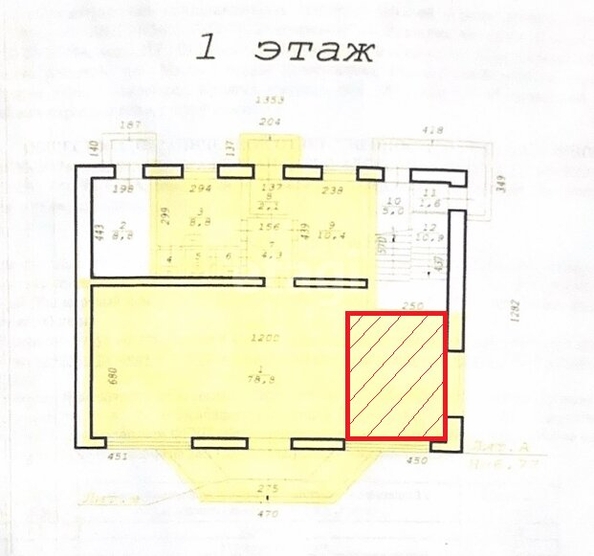 
  Сдается торговая площадь, 15 м², Жуковского ул, д. 106б
. Фото 1.