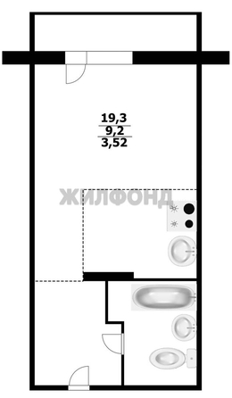 
  Продается студия, 27.5 м², Виктора Уса ул, д. 13
. Фото 8.