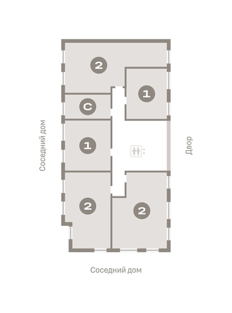 
  Продается 2-комн. квартира, 57.38 м², ЖК Пшеница, 6.1
. Фото 1.