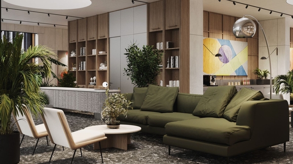 
  Продается студия, 67.91 м², ЖК Пульсар, башня В
. Фото 7.