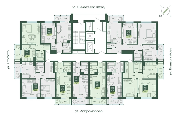 
  Продается студия, 28.41 м², ЖК Мичурин
. Фото 1.