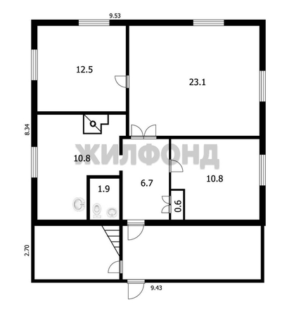 
  Продается дом, 66.4 м², рабочий поселок Коченево
. Фото 22.