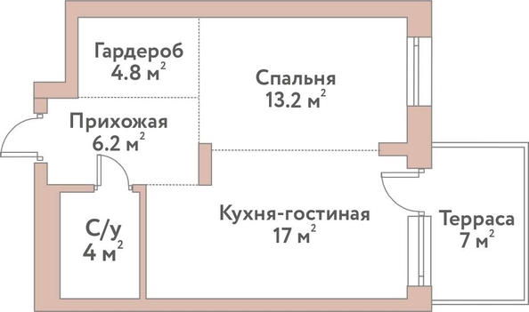 
  Продается 2-комн. квартира 45.2 м², в ЖК Флора и Фауна, 18а. Фото 1.