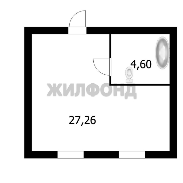 
  Продается студия, 27 м², , д. 50
. Фото 7.