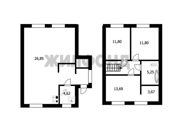
  Продается дом, 120 м², Новосибирск
. Фото 19.