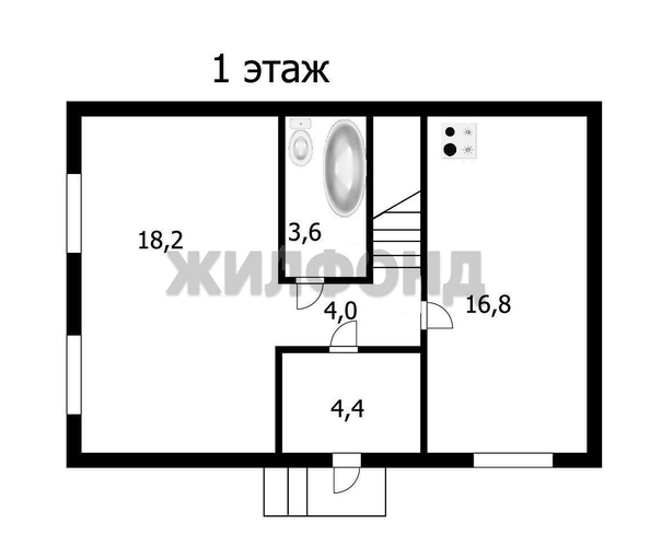 
  Продается дом, 103.4 м², Новосибирск
. Фото 17.