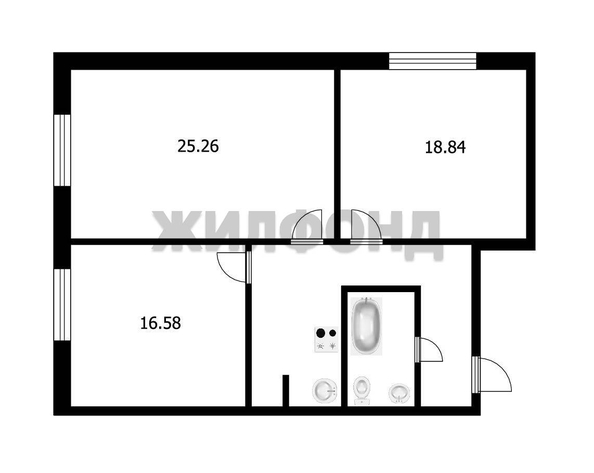 
  Продается 3-комн. квартира, 81 м², Татьяны Снежиной ул, д. 46/1
. Фото 24.