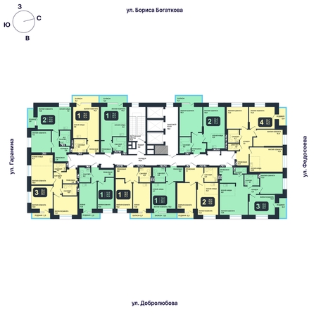 
  Продается 2-комн. квартира, 51.6 м², ЖК Никольский парк, дом 6
. Фото 1.