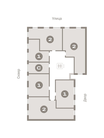
  Продается 1-комн. квартира, 41.69 м², ЖК Пшеница, дом 4
. Фото 12.