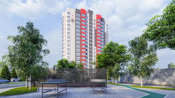 
  Продается 1-комн. квартира, 25.7 м², ЖК Азимут, дом 4
. Фото 3.