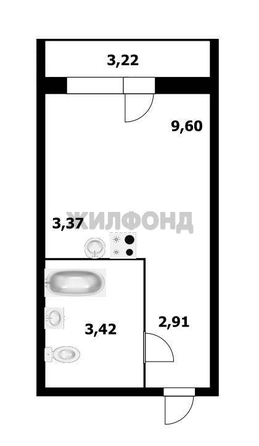 
  Продается студия, 19.3 м², Твардовского ул, д. 22/5
. Фото 9.