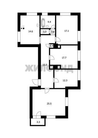 
  Продается 4-комн. квартира, 105.1 м², Авиастроителей ул, д. 3
. Фото 24.