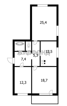 
  Продается 3-комн. квартира, 86.1 м², Николая Сотникова ул, д. 3
. Фото 37.