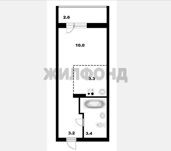 
  Продается студия, 19.9 м², Твардовского ул, д. 22/5
. Фото 8.