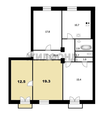 
  Продается комната, 31.8 м², Дзержинского пр-кт, д. 81
. Фото 9.